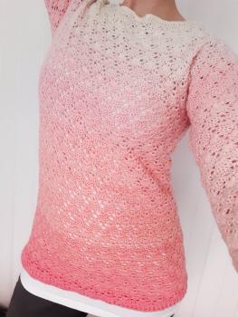Häkelanleitung Pullover "Diana", alle Größen möglich
